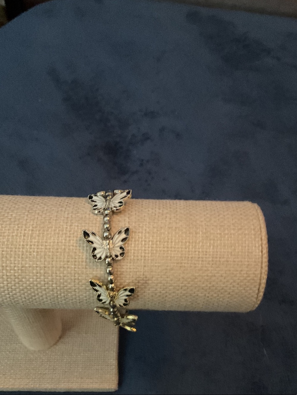 Silver Butterfly Link Bracelet - Women's Jewelry